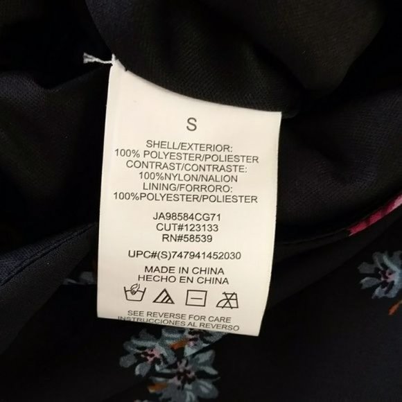 NWT Speechless Womens Black Floral Scoop Neck Mini Dress Size S - Picture 8 of 12